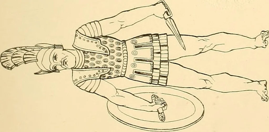 An illustration from The costume of the ancients, 1875, leaf 146