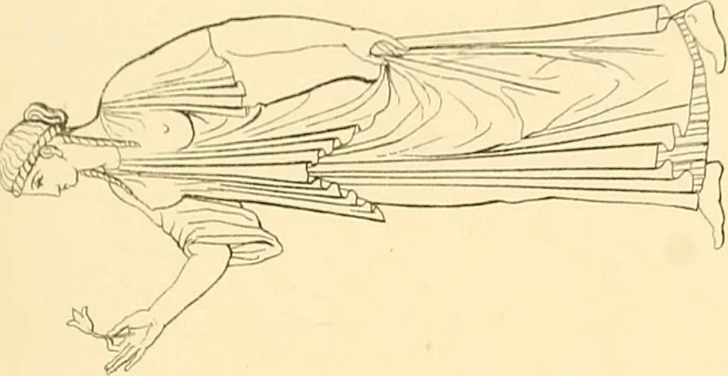 An illustration from The costume of the ancients, 1875, leaf 150
