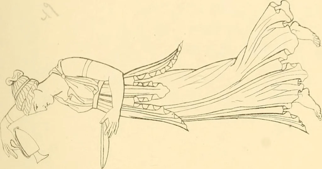 An illustration from The costume of the ancients, 1875, leaf 152