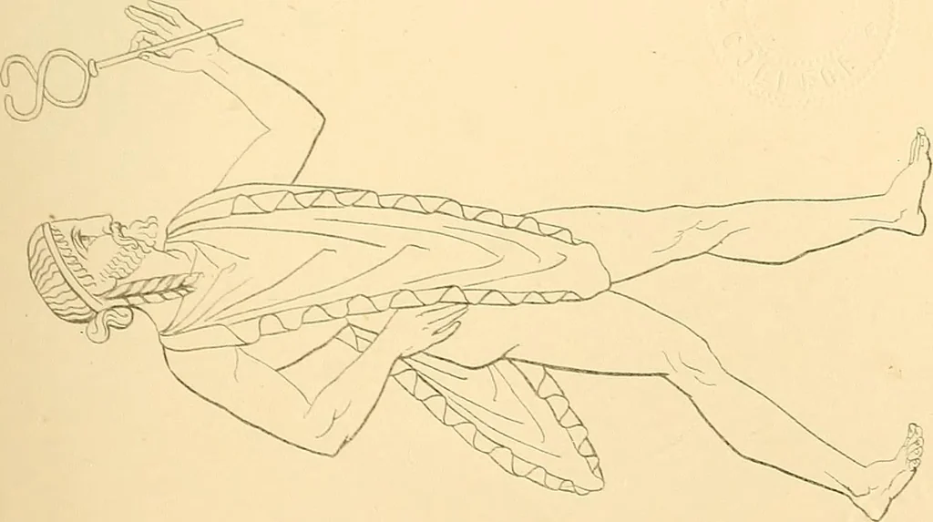 An illustration from The costume of the ancients, 1875, leaf 152