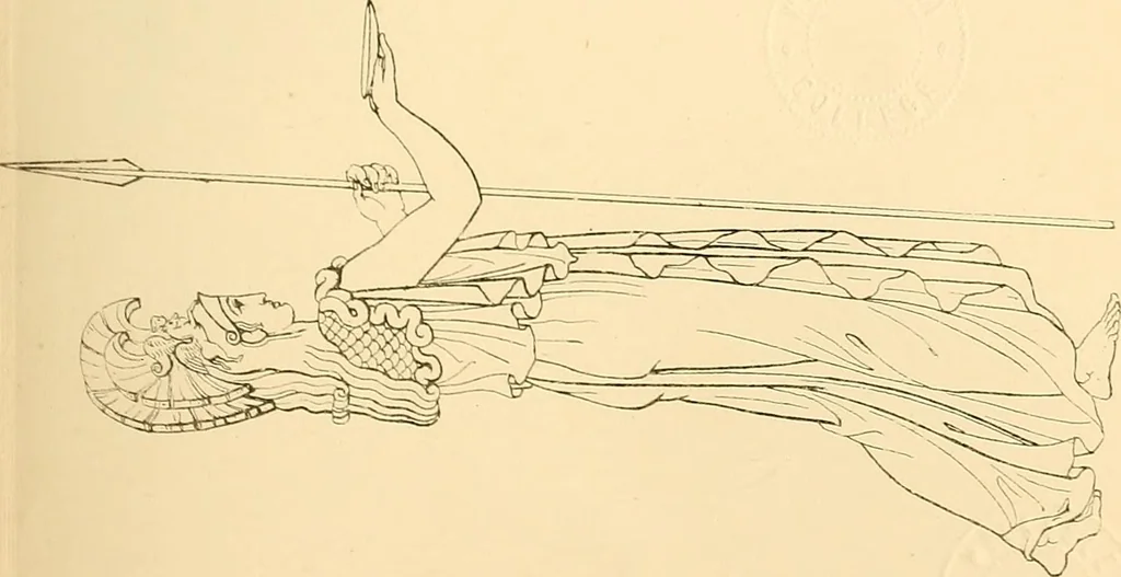 An illustration from The costume of the ancients, 1875, leaf 154