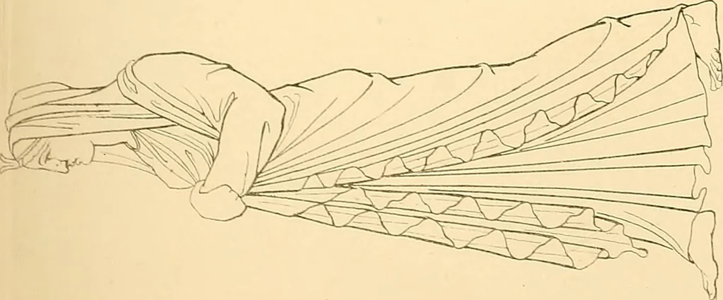 An illustration from The costume of the ancients, 1875, leaf 158