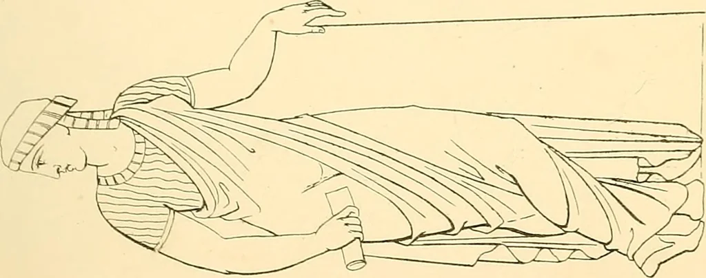 An illustration from The costume of the ancients, 1875, leaf 160