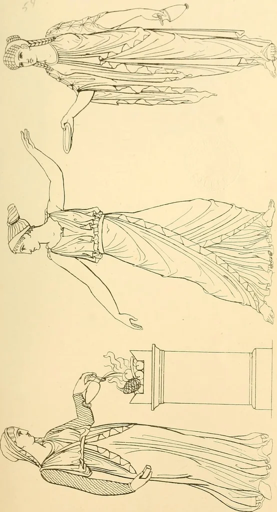 An illustration from The costume of the ancients, 1875, leaf 162