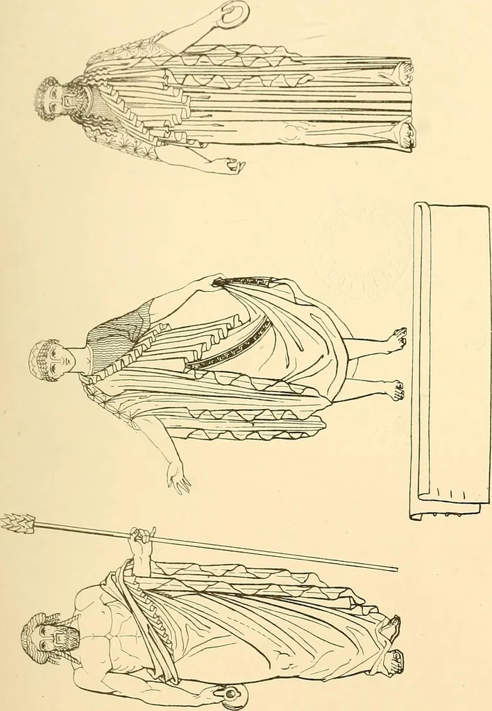An illustration from The costume of the ancients, 1875, leaf 164