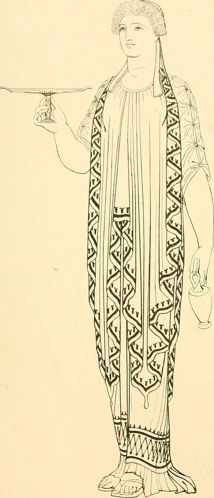 An illustration from The costume of the ancients, 1875, leaf 174