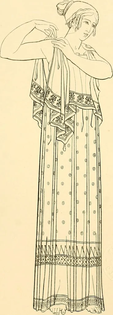 An illustration from The costume of the ancients, 1875, leaf 180