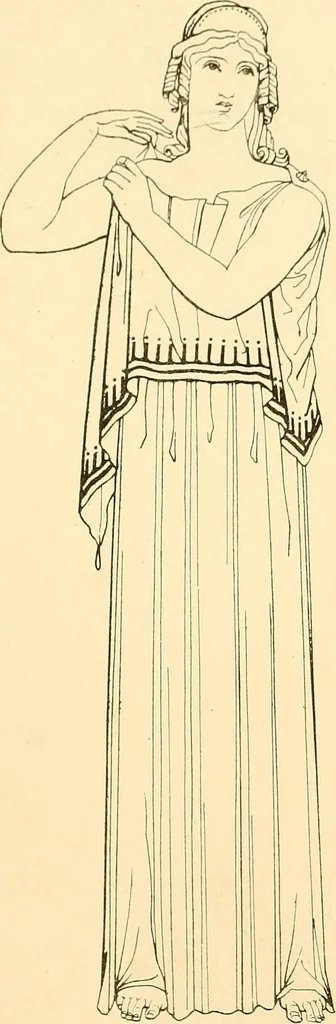 An illustration from The costume of the ancients, 1875, leaf 182