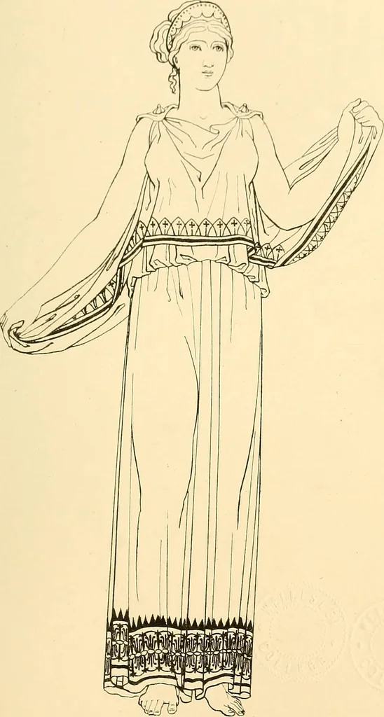 An illustration from The costume of the ancients, 1875, leaf 184