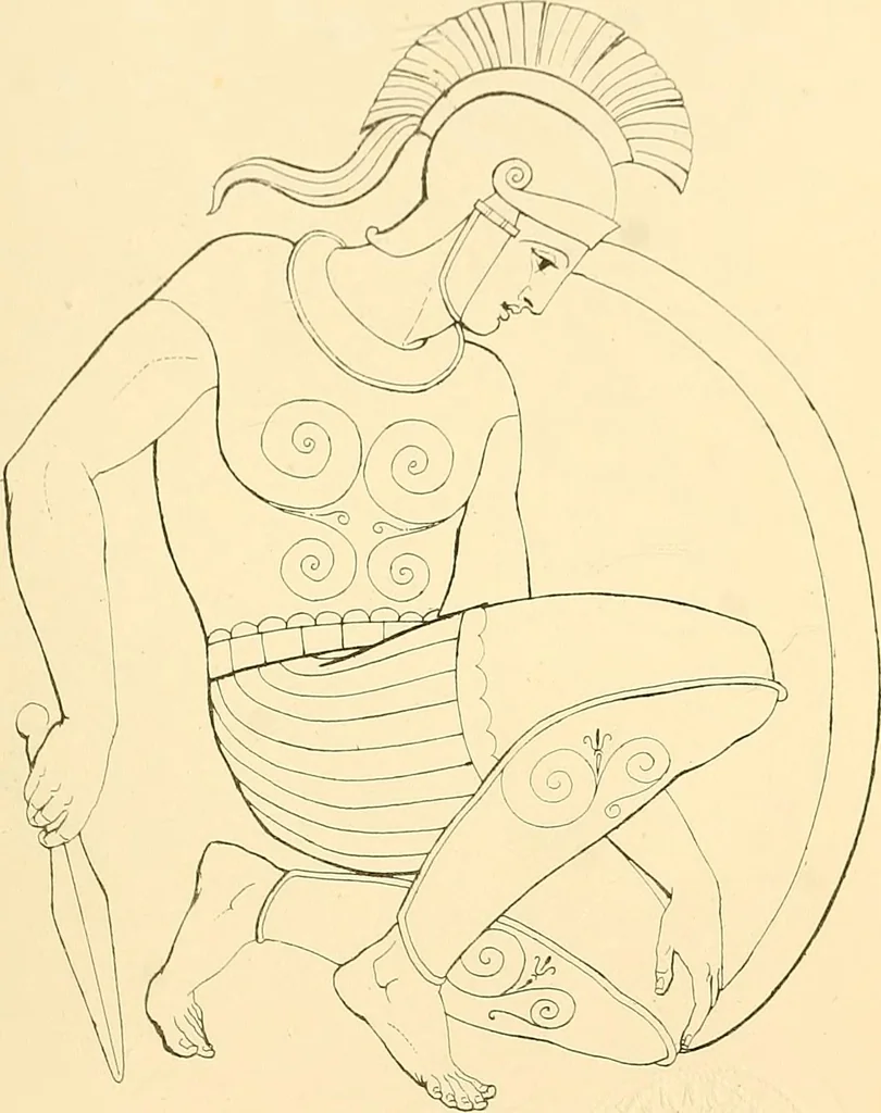An illustration from The costume of the ancients, 1875, leaf 186
