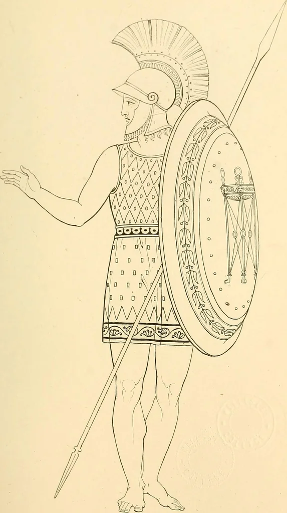 An illustration from The costume of the ancients, 1875, leaf 190