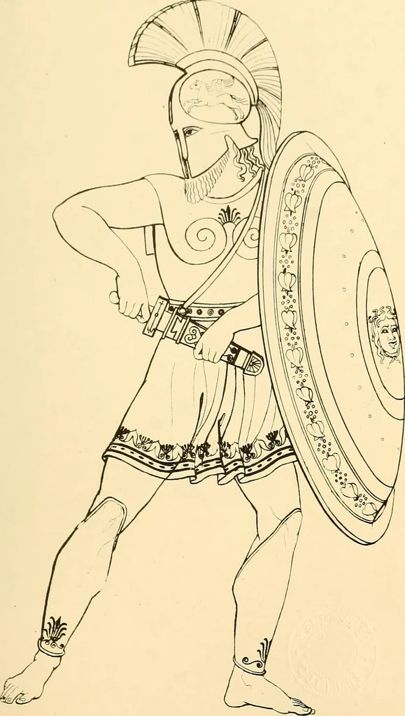 An illustration from The costume of the ancients, 1875, leaf 200