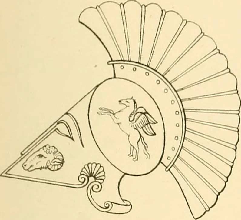 An illustration from The costume of the ancients, 1875, leaf 204