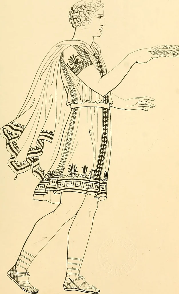 An illustration from The costume of the ancients, 1875, leaf 210