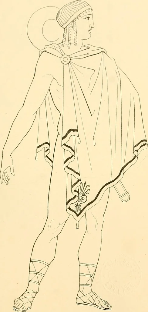 An illustration from The costume of the ancients, 1875, leaf 214