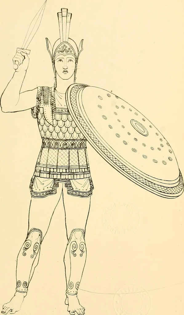 An illustration from The costume of the ancients, 1875, leaf 222