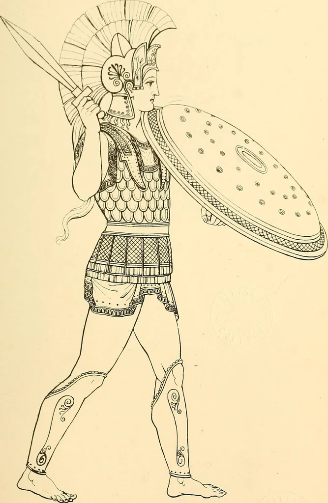 An illustration from The costume of the ancients, 1875, leaf 224