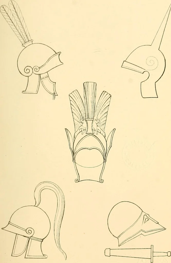An illustration from The costume of the ancients, 1875, leaf 226
