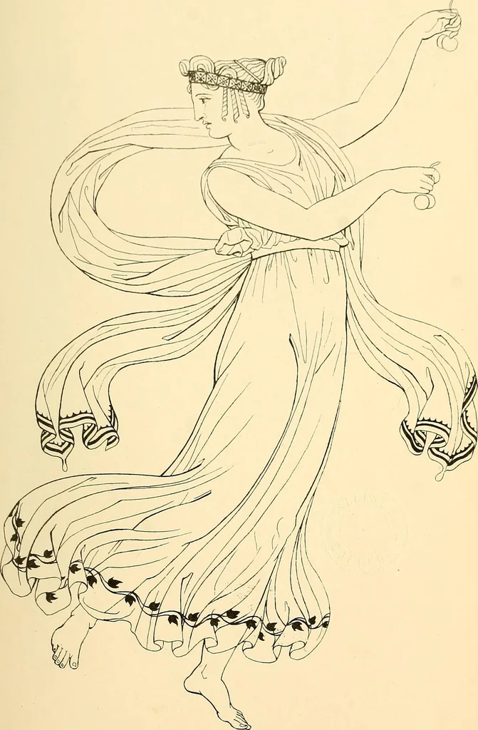 An illustration from The costume of the ancients, 1875, leaf 238
