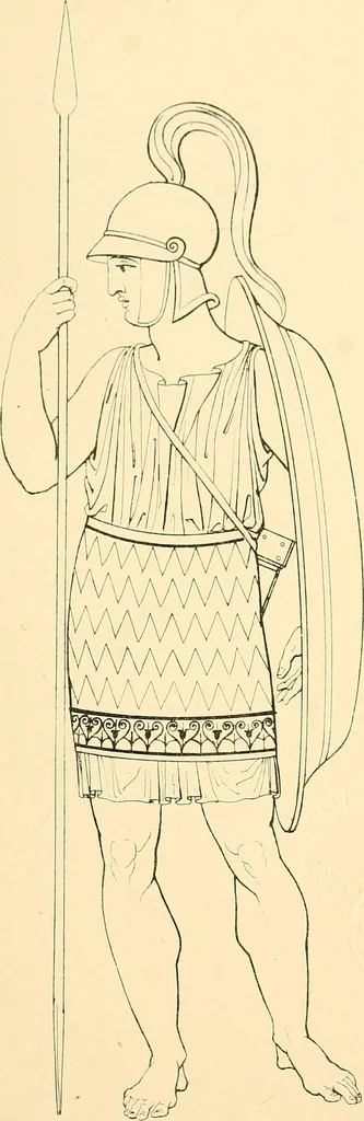 An illustration from The costume of the ancients, 1875, leaf 258
