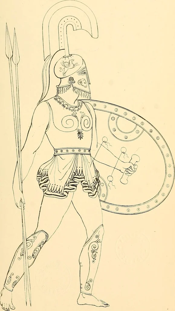 An illustration from The costume of the ancients, 1875, leaf 260