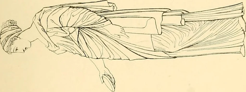 An illustration from The costume of the ancients, 1875, leaf 284