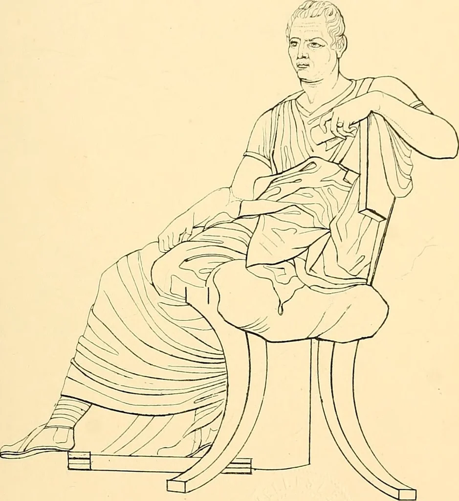 An illustration from The costume of the ancients, 1875, leaf 286