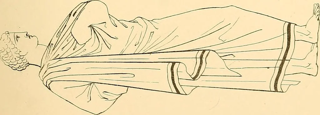 An illustration from The costume of the ancients, 1875, leaf 308