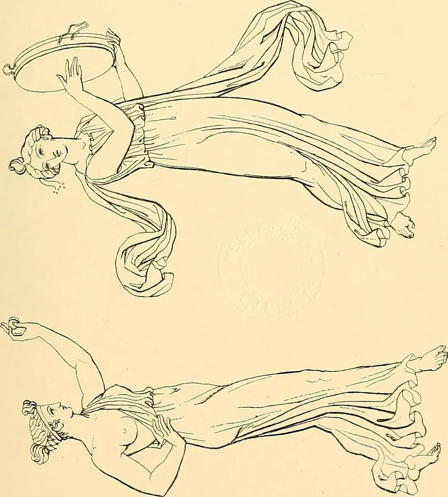 An illustration from The costume of the ancients, 1875, leaf 316