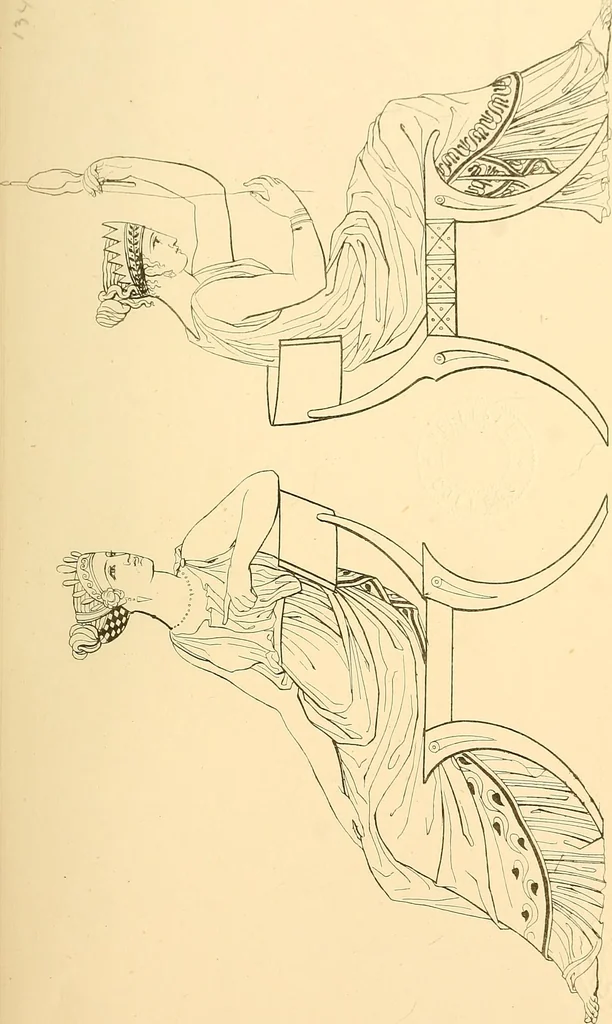 An illustration from The costume of the ancients, 1875, leaf 320