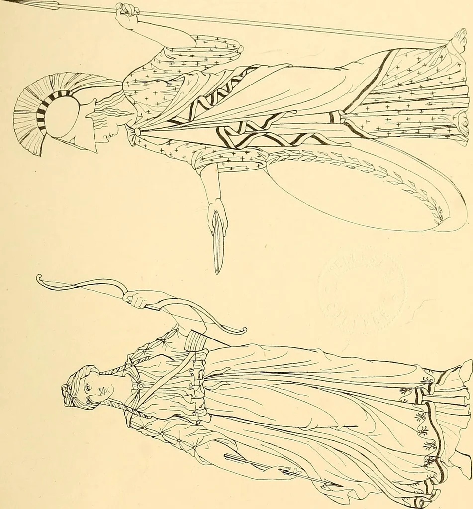 An illustration from The costume of the ancients, 1875, leaf 330