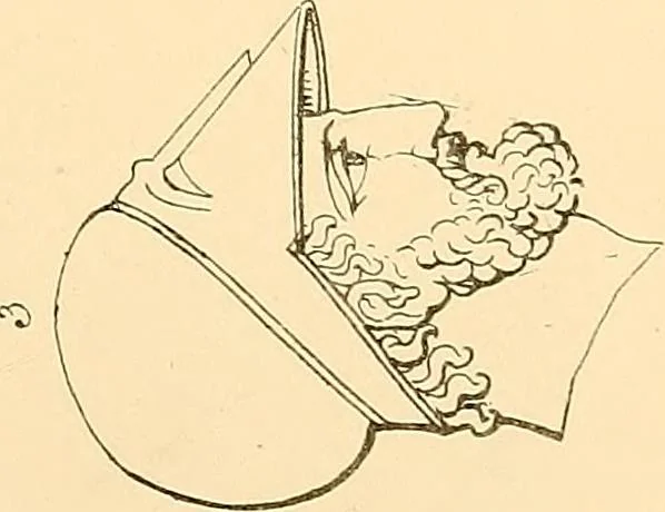 An illustration from The costume of the ancients, 1875, leaf 332