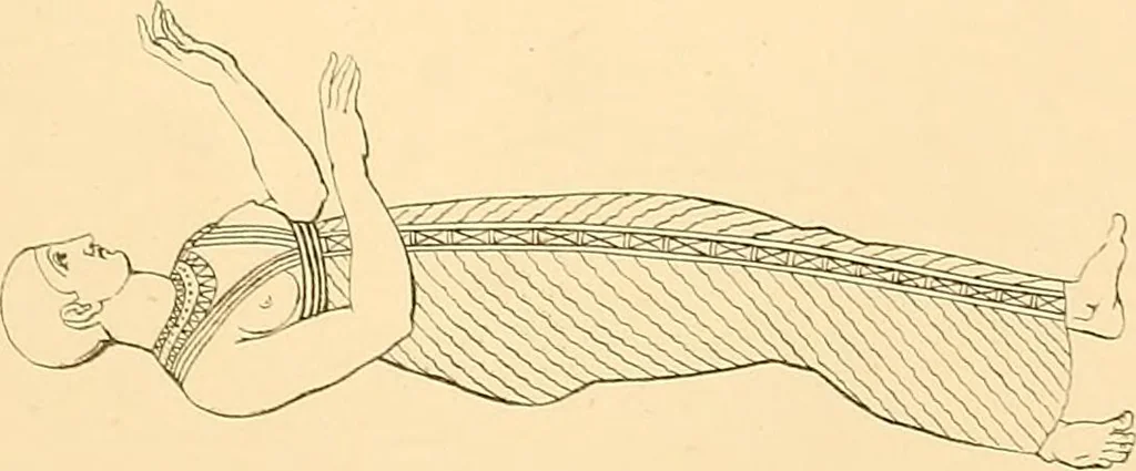 An illustration from The costume of the ancients, 1875, leaf 60