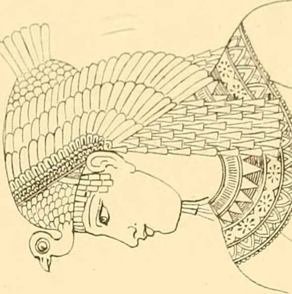 An illustration from The costume of the ancients, 1875, leaf 62