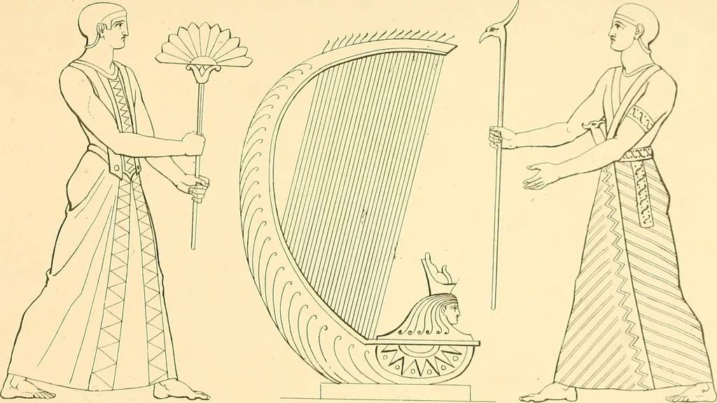 An illustration from The costume of the ancients, 1875, leaf 64