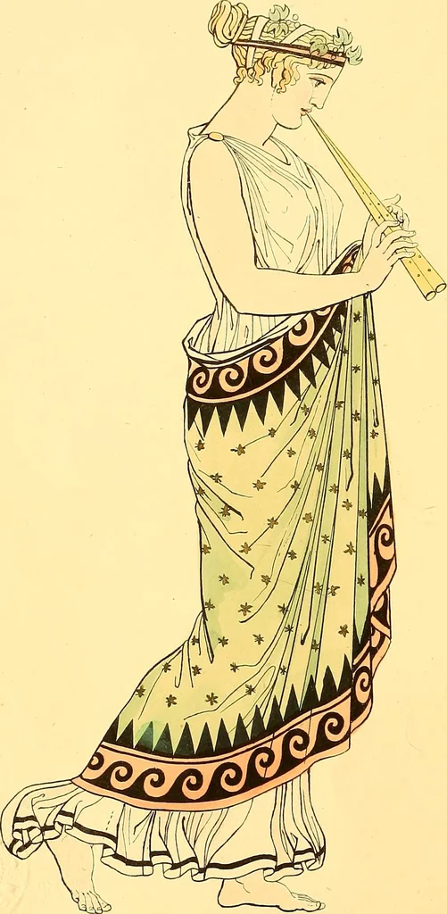 An illustration from The costume of the ancients, 1875, leaf 7
