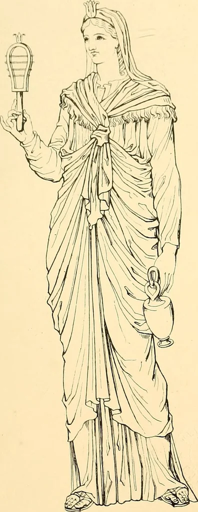 An illustration from The costume of the ancients, 1875, leaf 76