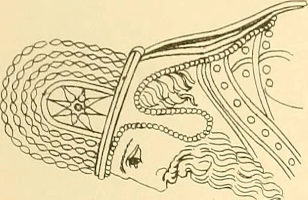 An illustration from The costume of the ancients, 1875, leaf 86