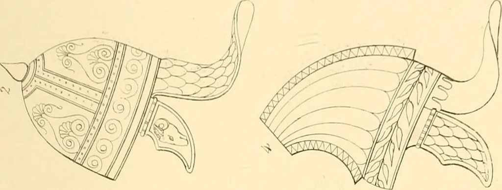 An illustration from The costume of the ancients, 1875, leaf 88