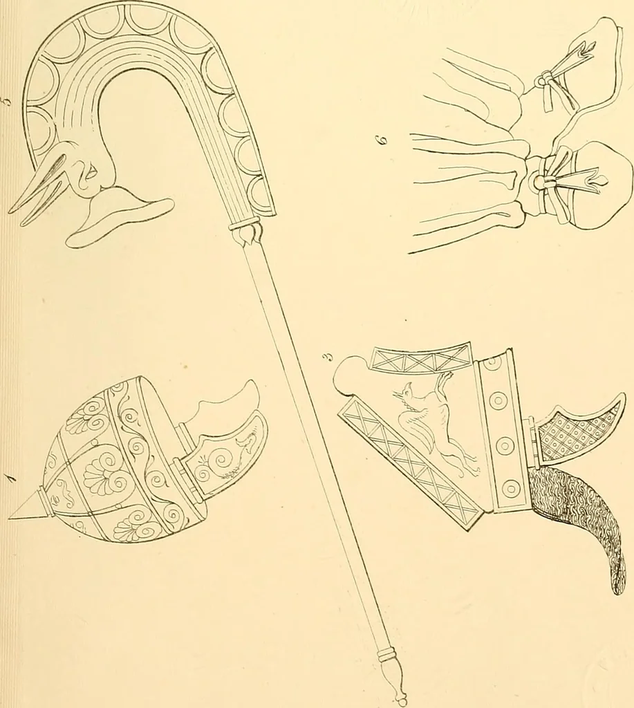 An illustration from The costume of the ancients, 1875, leaf 88