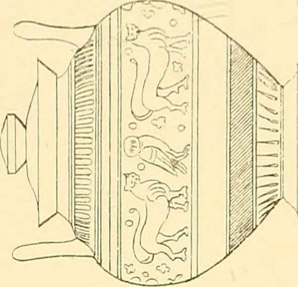 An illustration from The costume of the ancients, 1875, leaf 90