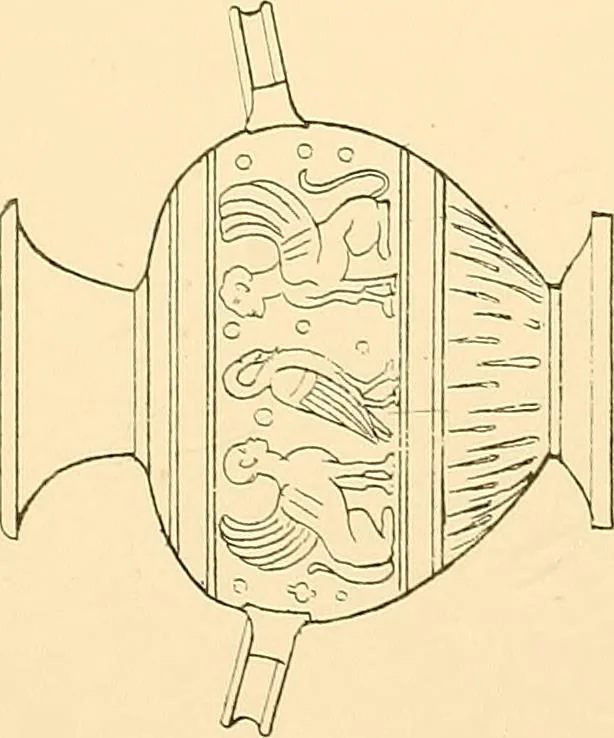 An illustration from The costume of the ancients, 1875, leaf 90