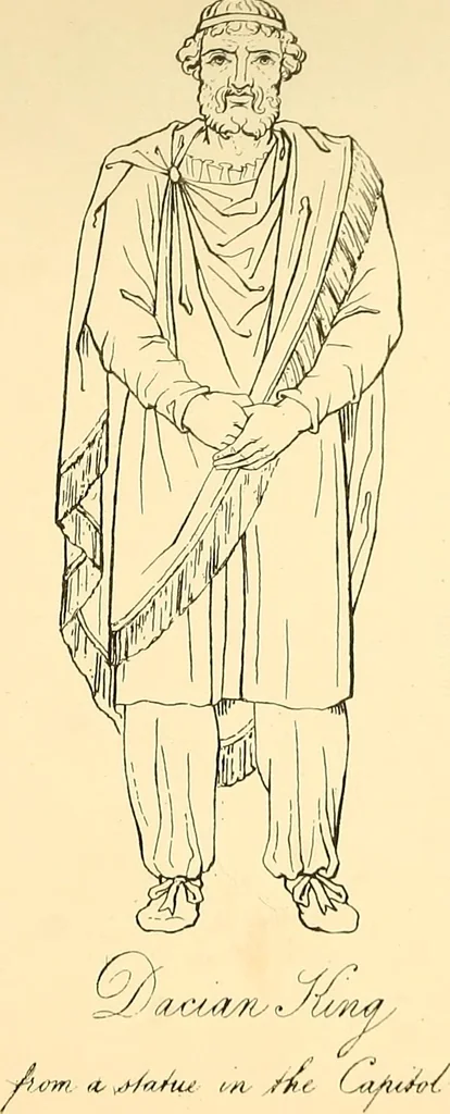 An illustration from The costume of the ancients, 1875, leaf 92