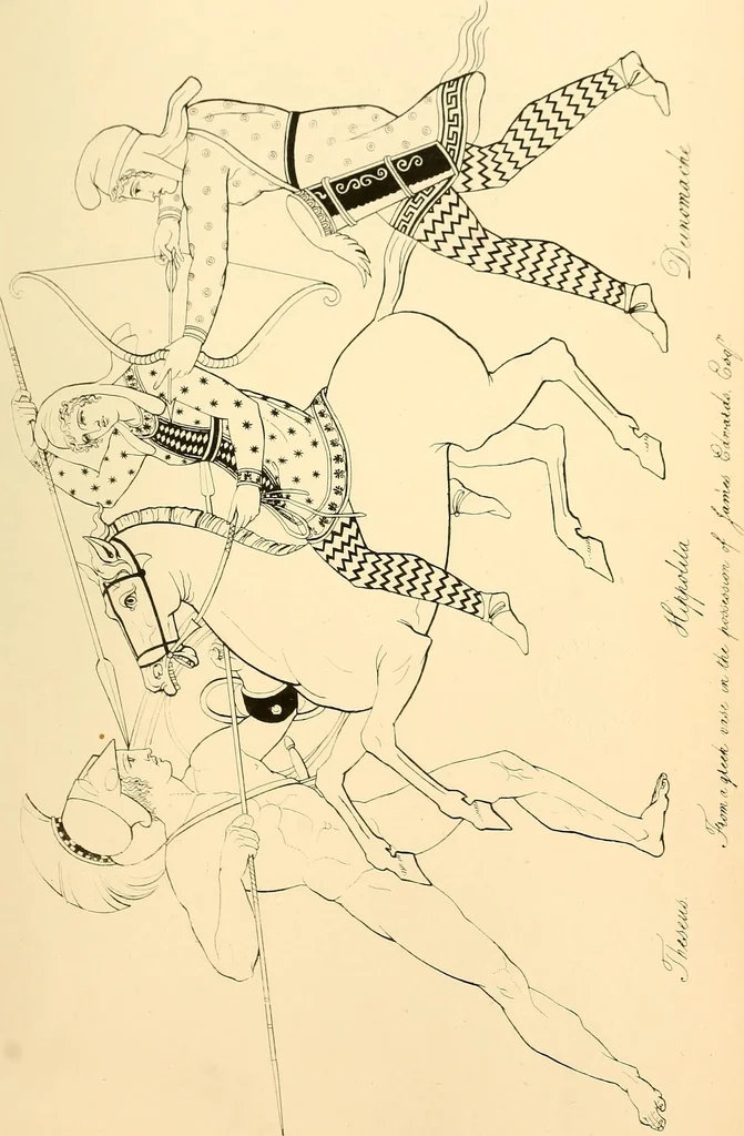 An illustration from The costume of the ancients, 1875, leaf 98