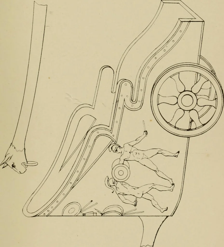 An illustration from The costume of the ancients, 1875, leaf 112