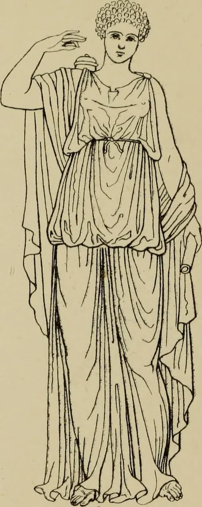 An illustration from The costume of the ancients, 1875, leaf 116