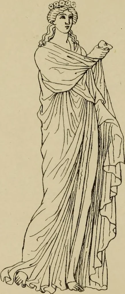 An illustration from The costume of the ancients, 1875, leaf 116