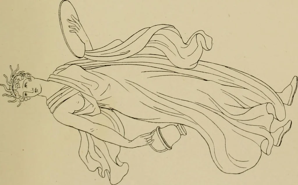 An illustration from The costume of the ancients, 1875, leaf 120