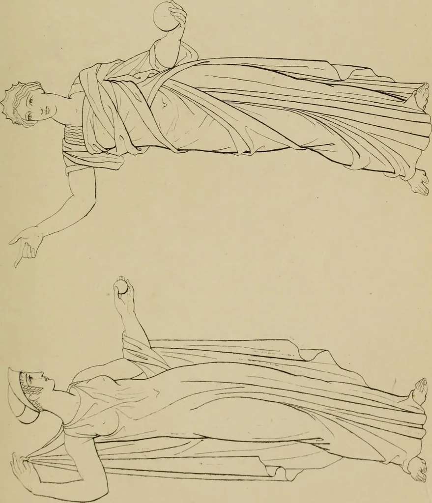 An illustration from The costume of the ancients, 1875, leaf 122
