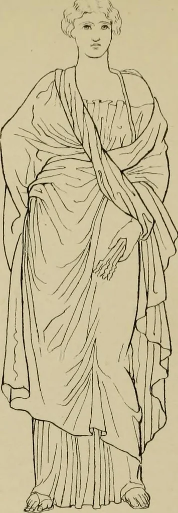 An illustration from The costume of the ancients, 1875, leaf 124